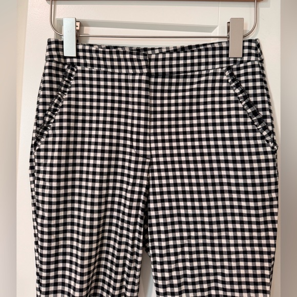 Zara Black and White Checkered Chinos - Picture 2 of 6